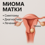 Миома матки: симптомы, диагностика и лечение