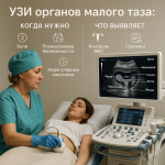УЗИ органов малого таза: когда нужно и что выявляет